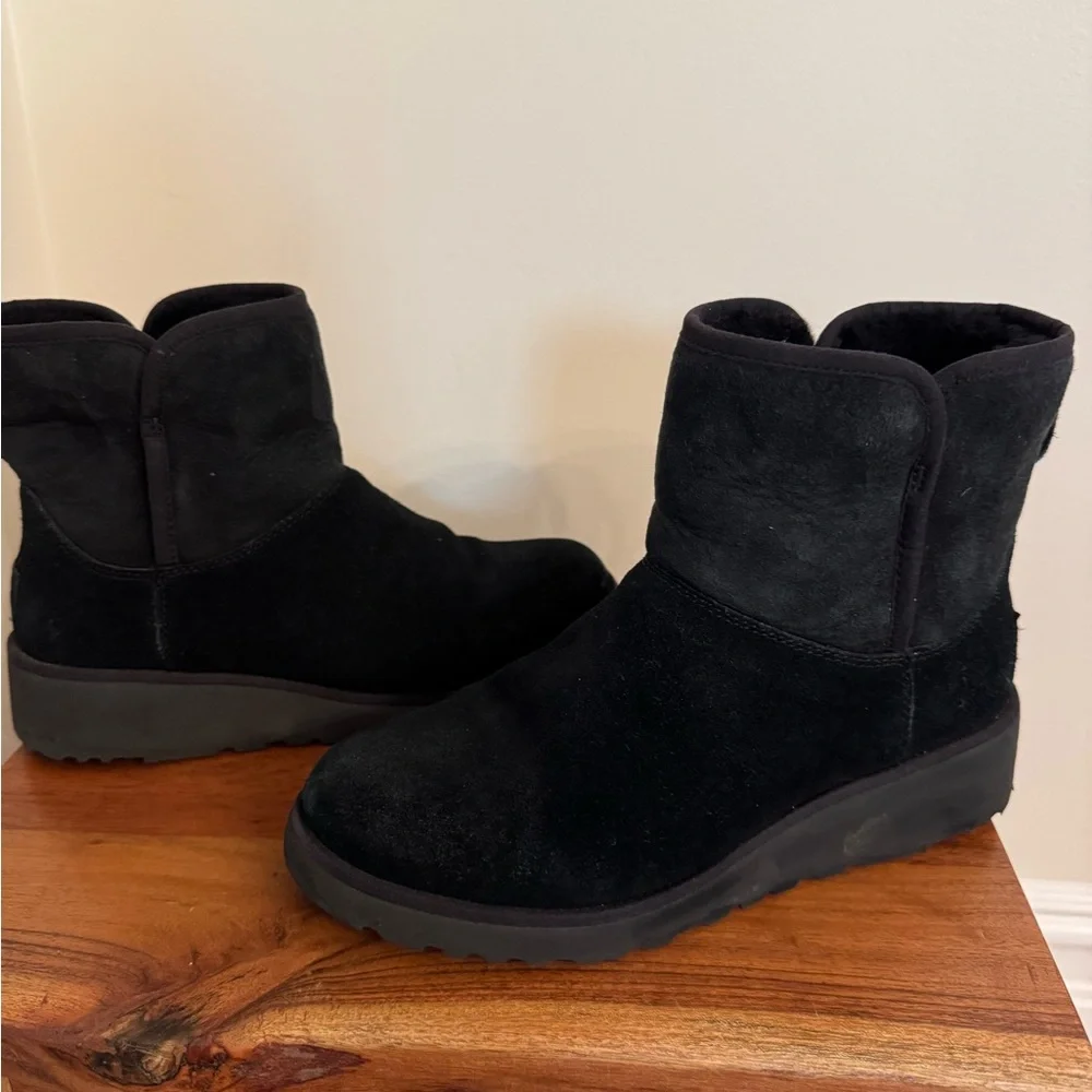 UGG Black Ankle Boots - Picture 4 of 7